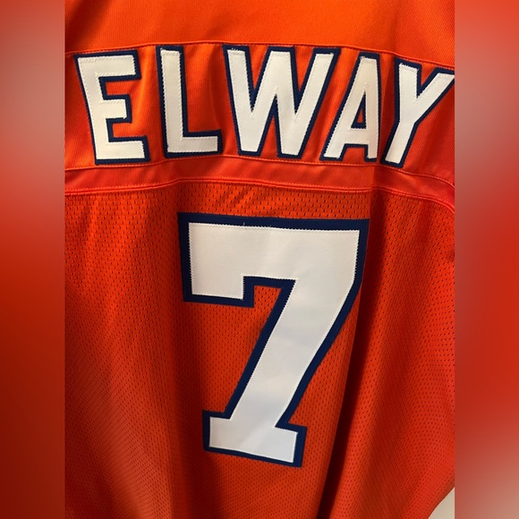 Nike Throwback John Elway Broncos Jersey, Orange/White, Size XXL, Pre-Owned - Picture 7 of 11